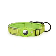 dog collar tracker - Pet locator dog tracking Reflective Dog Collar Tracker for Night Safety